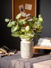 リアルなハスの葉の造花【中華スタイル・テーブルデコレーション・リビング用】