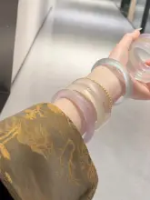 白月光デザインの女性用玉髄マラカイトブレスレット【国風・猫目・誕生日ギフト対応】