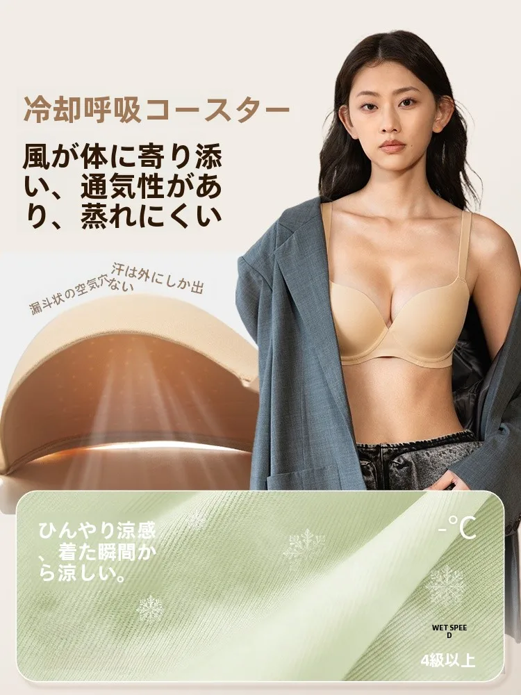 シームレスブラ おすすめモデル：奶糖派 2026年春季新作の全罩杯設計と通気性実証