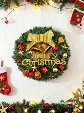 クリスマスリース ウォールデコ ドアハンガー 壁掛け リビング インテリア ギフト 飾り付け