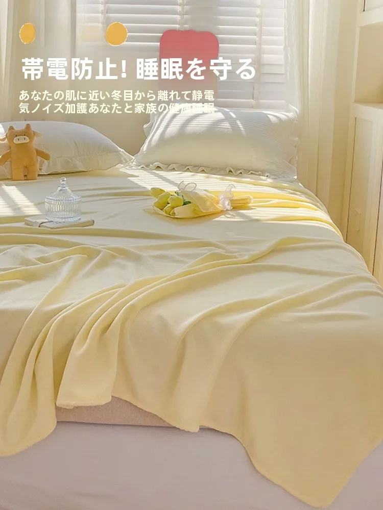 冬季用牛乳絨シーツセット：厚手・抗菌・高密度で秋冬に最適な寝具選び