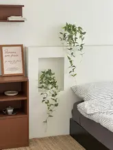 高級擬似植物 吊り下げ型グリーンディスプレイ【室内用・観葉植物風・装飾用】