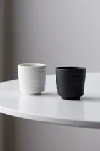 茶碗 一杯 お茶を楽しむ 陶器 白黒岩模様 功夫茶に最適