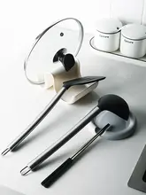 穴あけ不要！キッチン用鍋蓋スタンド【多機能収納・調理器具ホルダー】