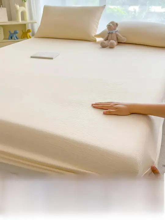 水洗68千繊維製ベッドカバー【防塵・夏用】（セットアップ対応）