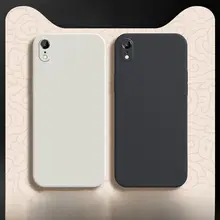 iPhoneXR用液体シリコン製ケース【全包覆・防摔・男女兼用】