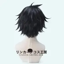 COSPLAY用ウィッグ【黒色・逆撫でスタイル・Zackキャラクター用】