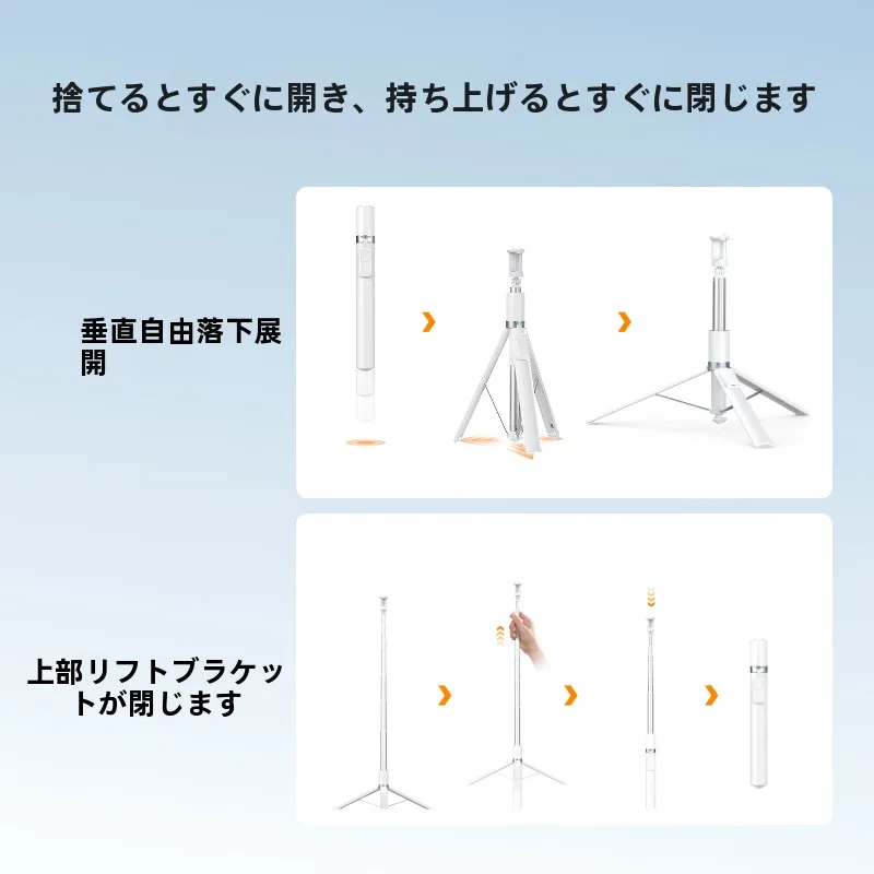 スマホで動画を作るときに、自撮り棒と三脚のバランスは？
