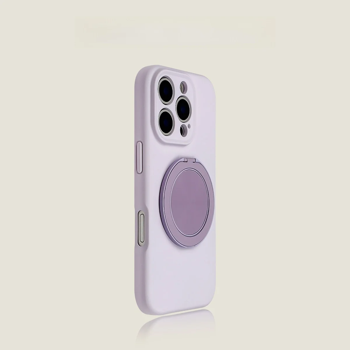 液体シリコン製マグネット式360度回転スマホスタンド：横置き・縦置き対応の衝撃吸収設計