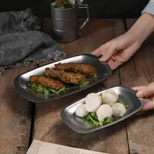 韓国レトロインダストリアル風ステーキ プレート
