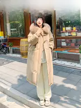 魅力的なデザインの中長ファーコート【あたたかい・膝丈・冬用】