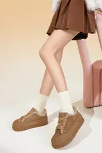 Camel ファッションな女性用ボードシューズ【毛足の長いデザイン・保温・高反発】