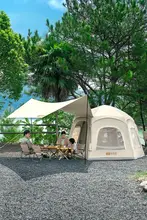 探検者 自動膨張テント【屋外キャンプ・冬用・防雨・保温・ボール型】