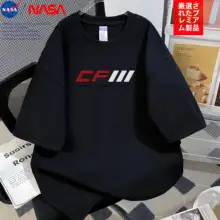 NASAデザインのコットン半袖Tシャツ【アメリカンスタイル・ラフフィット】