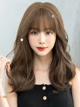 女性用 ロングボリュームカールウィッグ【自然でリアルなフルヘッドタイプ・日常スタイル】