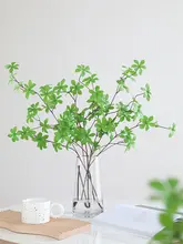 ベルフラワー枝 偽物植物 挿花飾り リビング装飾 偽の花 緑植