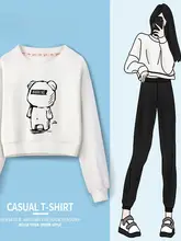 優雅なデザインの黒のゆったり短袖トップス【女性用・ファッション・洗練されたスタイル】