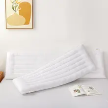 カップル用ロングピロー【首サポート・薄型・極上の柔らかさ】（セットアップ対応）