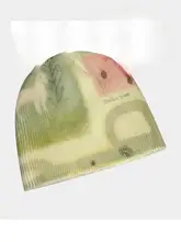 韓国風 タイダイ柄ニット帽【秋冬用・保温・ストリートスタイル・伸縮性あり】（セットアップ対応）