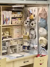 デスク用の便利な仕切り板収納ボックス【学生向け・デスクトップ収納・改造アイテム】