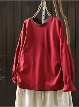 トップス レディース 長袖Tシャツ コットン100% クルーネック バイカラー ルーズ カジュアル 秋 韓流