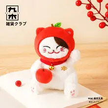 かわいい猫デザインの毛羽立ちバッグチャーム【プレゼントにも最適】