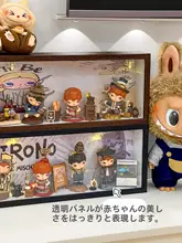 角型収納ボックス 壁掛けディスプレイ棚【レトロデザイン・防塵・リビング用】