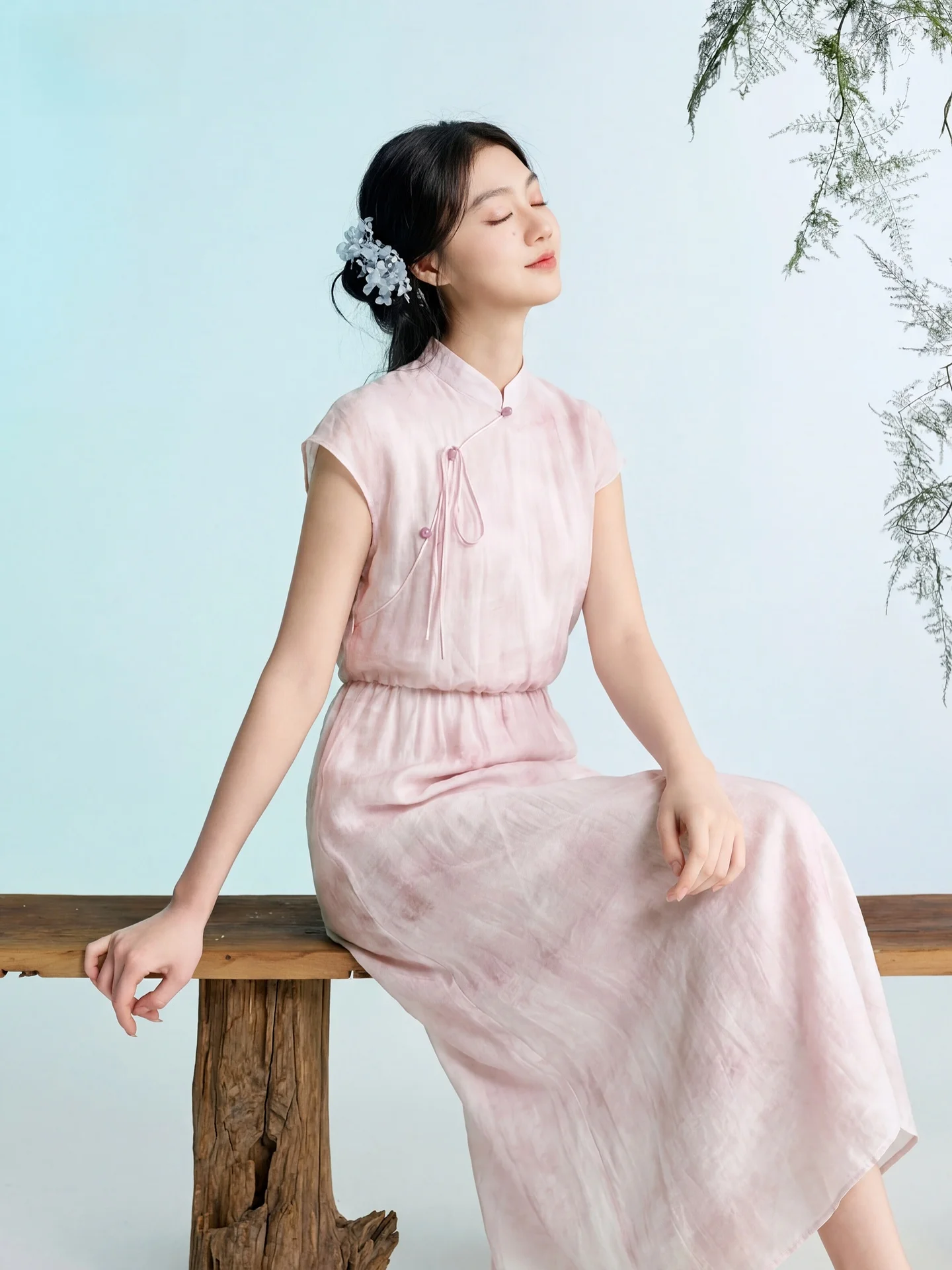美しい花柄の新中式ロングドレスで失敗しない選び方は？