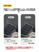 ウォッチバンド Apple Watch用 シリコン フルオロラバー スポーツ オーシャンスタイル 耐水 ユニセックス