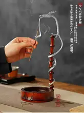 竹製ドラゴン香立て【倒流香対応・茶道スペース用・装飾品】