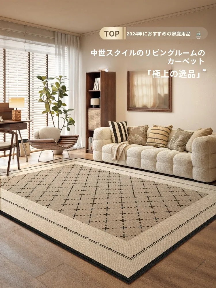 フレンチスタイルのビンテージ風ラグ【防水・防汚・寝室用】：中古風デザインの実用性とメンテナンスの徹底解説