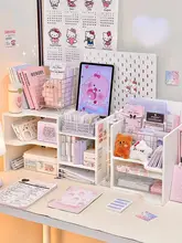 シンプルデザインのデスク収納ラック【文房具・書籍・オフィス用・ペンスタンド付き】