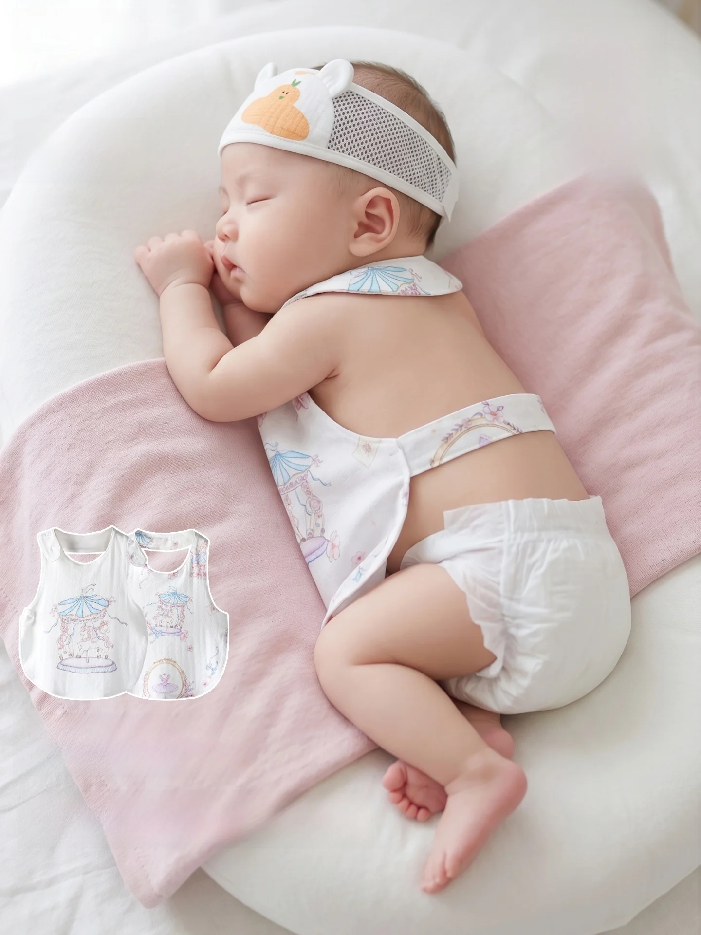赤ちゃん用腹巻き：夏用竹繊維タイプの睡眠時使用に最適な選択