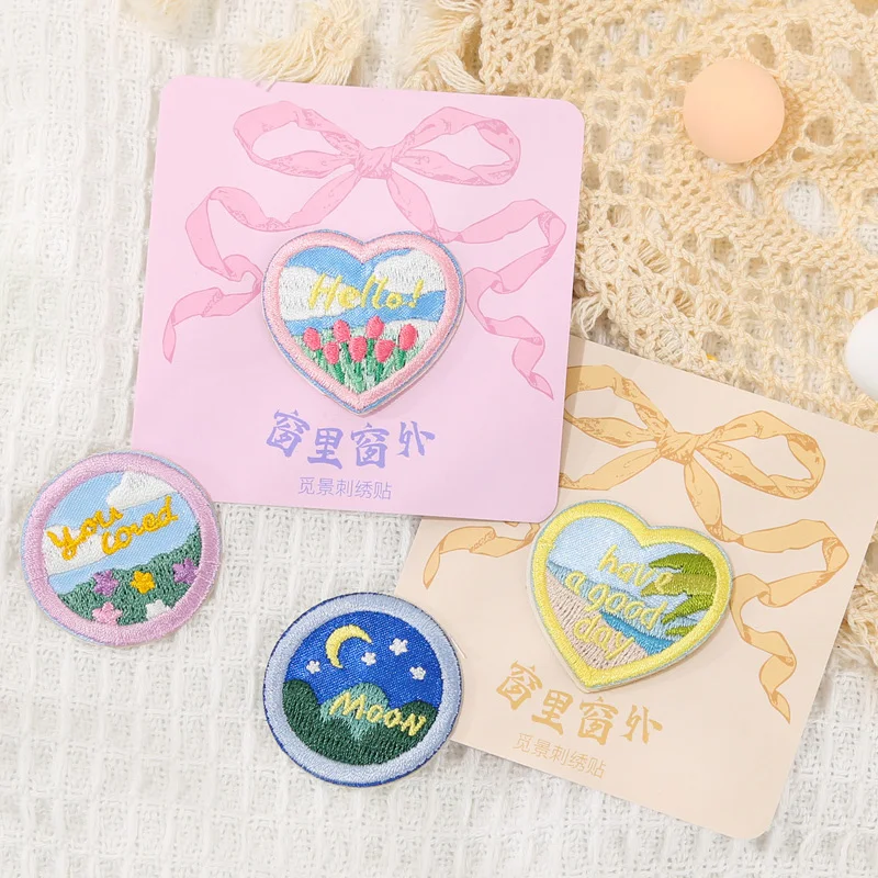 おしゃれなステッカーを選ぶときに迷うなら、このカートゥーン風の刺繍バッジが答えです！
