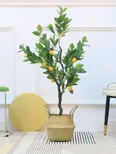 リアル感溢れるシトラスのフェイクプランツ【インテリア装飾用・果実付き・北欧スタイル】