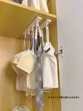 静音スライド式クローゼット吊り下げラック【穴あけ不要・収納バスケット・引き出し式】