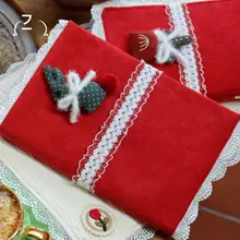 童話の午後のティータイム 手作り布カバーのノートブック【レトロデザイン・かわいいスタイル】