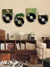 緑の中古風レコードアートパネル【リビング・廊下・寝室用】