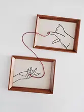 レトロな猫と犬の刺繍装飾画【創造的なギフト】