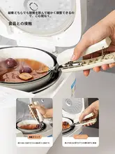 安心設計のキッチン用トング【耐熱不錆のステンレス鋼・ボウルや皿を持ち運ぶのに最適】