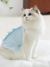 夏用薄手猫犬ペットラグドールクール服
