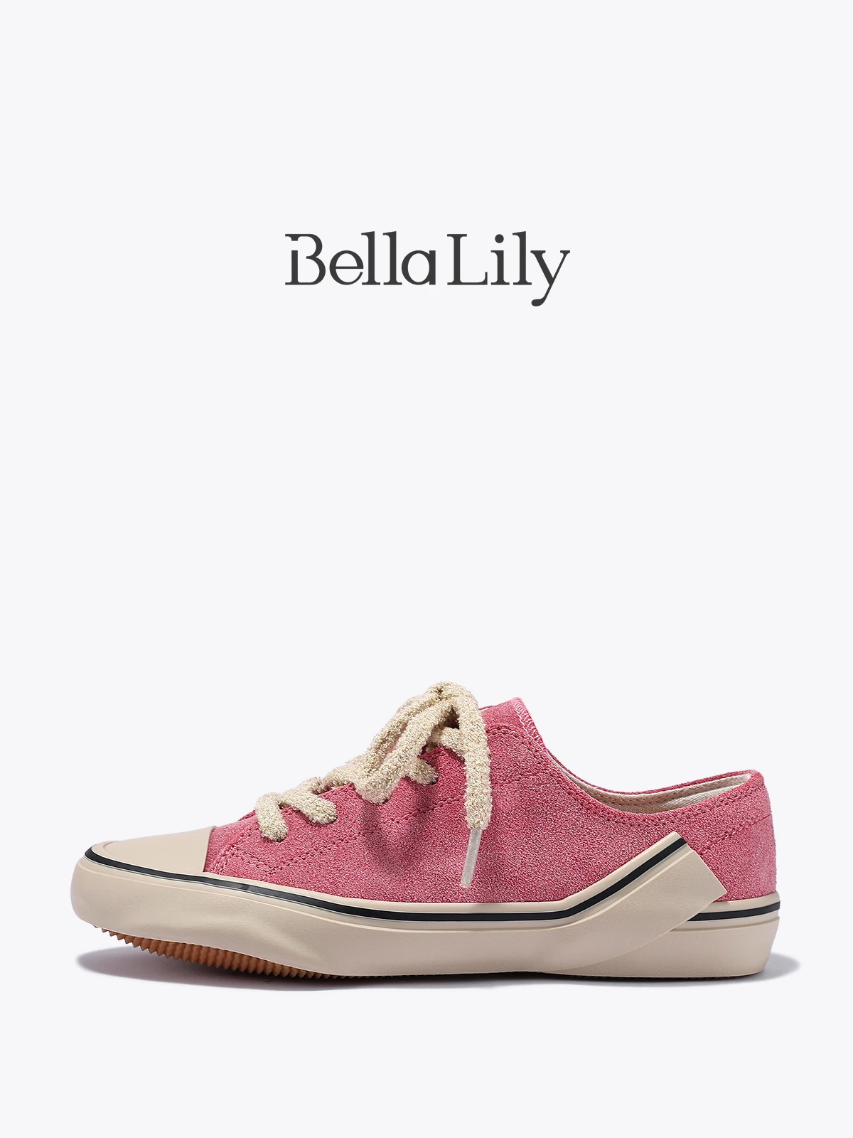 レトロスポーツカジュアルシューズ：Bella Lilyの軽量通気設計が歩きやすさを実現