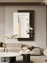 高級感あふれる立体的な玄関用装飾画【モノクロ・抽象デザイン・廊下やリビングに最適】