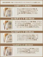 便利な衣類収納ラック【壁掛け式・クローゼット用・ブラジャー・下着収納】