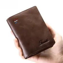 本革製 メンズ ショートファスナー財布【牛革・カード収納・レトロデザイン】