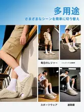 ERKE 通気性のある男性用スポーツサンダル【夏用・アウトドア・通勤向け】