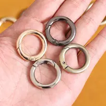 スプリングオープニングリング【キーリング・DIY用・丸型・財布・バッグ用金具】