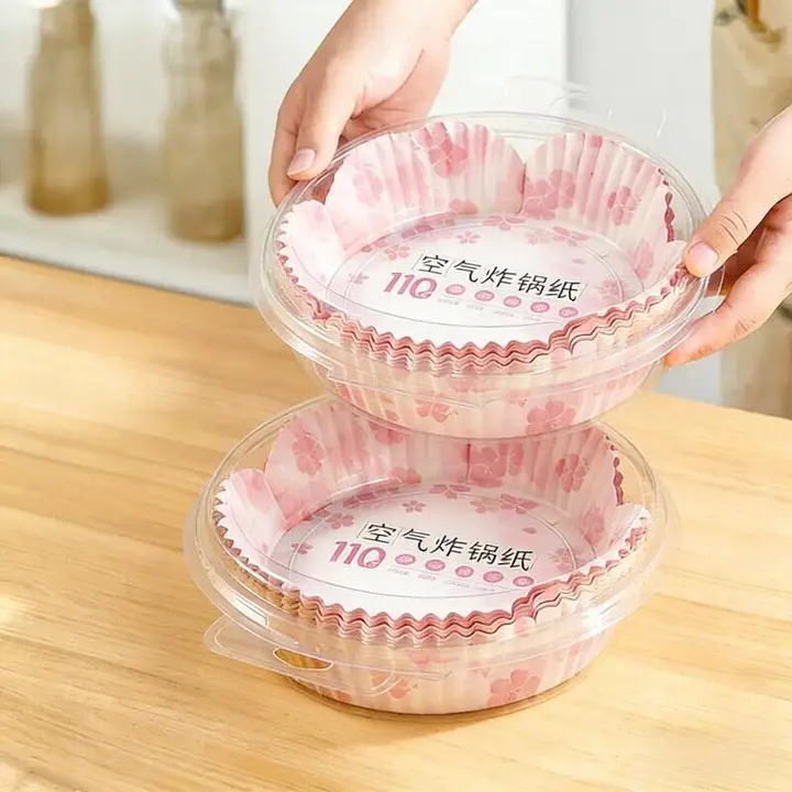食品用エアフライヤー用紙トレイ【油は吸収・ベーキング・バーベキュー用】