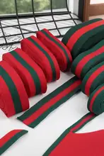 カラフルストライプの布製装飾テープ【DIY用・運動着やパンツのサイド用】