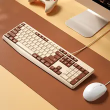 B．O．W 静音キーボードと有線マウス【ノートパソコン用・タイピング・ゲーム・オフィス対応】（セットアップ対応）